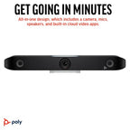 HP Poly Studio X52 All-In-One Video Bar