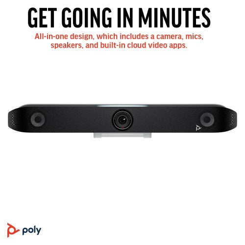 HP Poly Studio X52 All-In-One Video Bar