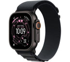 Apple Watch Ultra 3 GPS + Cellular 49mm Black Titanium Case with Black Alpine Loop - Large