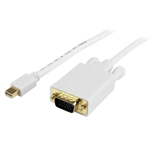 StarTech.com 15 ft Mini DisplayPort to VGA Adapter Converter Cable – mDP to VGA 1920x1200 - White