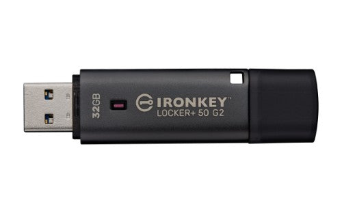 Kingston Technology IronKey 32GB Locker Plus 50 G2, FIPS 197, AES-256
