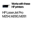 HP CF542X/203X Toner cartridge yellow high-capacity, 2.5K pages ISO/IEC 19798 for HP Pro M 254