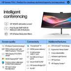 HP Series 7 Pro 34 inch WQHD Conferencing Monitor - 734pm