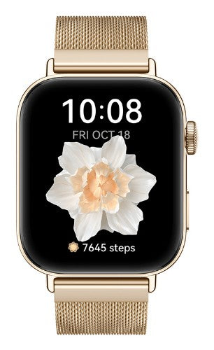 Huawei WATCH FIT 3 4.62 cm (1.82") AMOLED 43.2 mm Digital 408 x 480 pixels Touchscreen Gold Wi-Fi GPS (satellite)