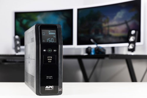 APC Back-UPS Pro, 1600VA/960W, Tower, 230V, 8x IEC C13 outlets, Sine Wave, AVR, USB Type A + C ports, LCD, User Replaceable Battery