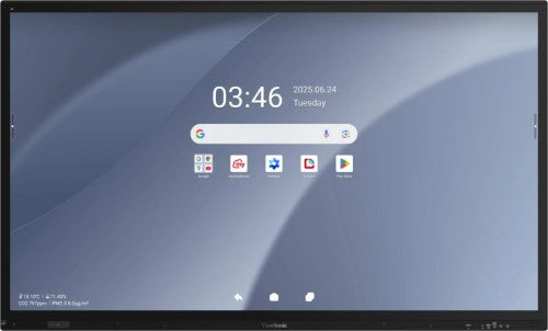 Viewsonic IFP7563-1C interactive whiteboard 190.5 cm (75") 3840 x 2160 pixels Touchscreen Black