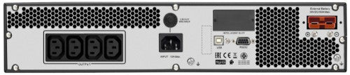 APC SRV1KRILRK uninterruptible power supply (UPS) Double-conversion (Online) 1 kVA 800 W 4 AC outlet(s)