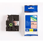 Brother TZE-B51 DirectLabel black on orange Laminat 24mm x 5m for Brother P-Touch TZ 3.5-24mm/HSE/36mm/6-24mm/6-36mm