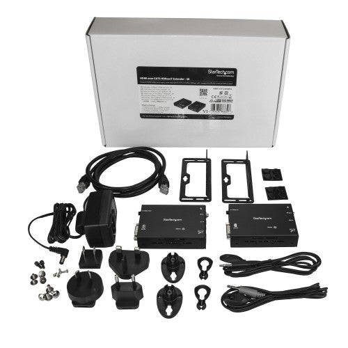 StarTech.com HDMI over CAT5e Extender with IR and Serial - HDBaseT Extender - 4K - TAA