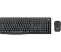 Logitech MK295 Silent keyboard Mouse included Office RF Wireless QWERTZ German Graphite