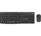 Logitech MK295 Silent keyboard Mouse included Office RF Wireless QWERTZ German Graphite