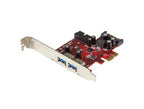 StarTech.com 4 Port PCI Express USB 3.0 Card - 5Gbps - 2 External & 2 Internal - SATA Power - UASP Support - 2x Internal (IDC) Motherboard-Style Headers - TAA
