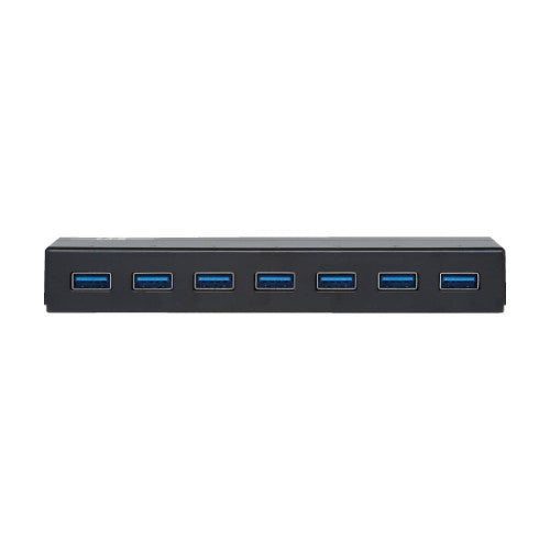 Tripp Lite U360-007-INT 7-Port USB-A Mini Hub - USB 3.x (5Gbps), International Plug Adapters