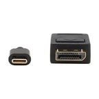 Tripp Lite U444-006-DP-BD USB-C to DisplayPort Bi-Directional Active Adapter Cable (M/M), 4K 60 Hz, HDR, Locking DP Connector, 6 ft. (1.8 m)