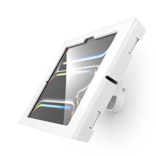 Compulocks iPad Pro M4 & M5 11", Apex Enclosure Tilting Wall Mount - White
