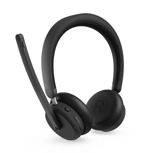 Lenovo 6550 Headset Wireless Head-band Office/Call center USB Type-C Bluetooth Black