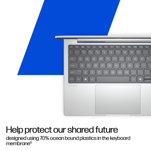 HP EliteBook 8 G1i Next Gen AI PC Wolf Pro Security Edition Copilot+ PC Intel Core Ultra 7 256V Laptop 35.6 cm (14") WUXGA 16 GB LPDDR5x-SDRAM 512 GB SSD Wi-Fi 7 (802.11be) Windows 11 Pro Silver