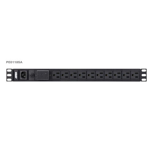 ATEN PE0118SG power distribution unit (PDU) 18 AC outlet(s) 1U Black