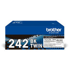 Brother TN-242BKTWIN Toner-kit black twin pack, 2x2.5K pages ISO/IEC 19798 Pack=2 for Brother HL-3142