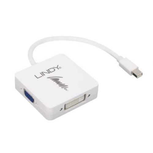 Lindy Mini DisplayPort 1.2 to HDMI 1.4, DVI and VGA Converter