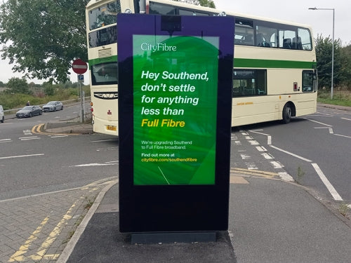 Allsee Technologies OT49E4 Signage Display Kiosk design 124.5 cm (49") Wi-Fi 2500 cd/m² Full HD Black Built-in processor Android 5.1.1 24/7