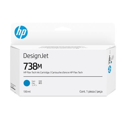 HP A24VMA/738M Ink cartridge cyan 130ml for HP DesignJet T 950/XT 950