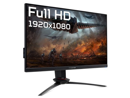 Acer Predator XB273GXbmiiprzx 27 inch FHD Gaming Monitor (IPS Panel, G-SYNC Compatible, 240Hz, 1ms, HDR 400, Height Adjustable Stand, DP, HDMI, USB Hub, Black)