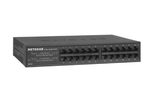 NETGEAR GS324 Unmanaged Gigabit Ethernet (10/100/1000) Black