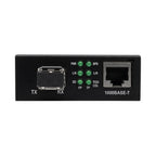 Tripp Lite N785-INT-LC-MM Gigabit Multimode Fiber to Ethernet Media Converter, 10/100/1000 LC, International Power Supply, 850 nm, 550M (1804.46 ft.)