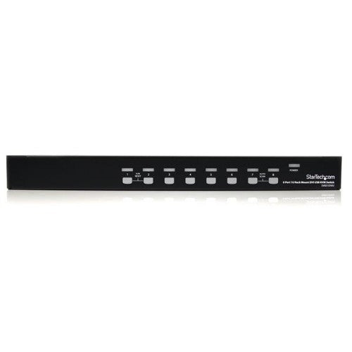 StarTech.com 8 Port 1U Rackmount DVI USB KVM Switch - TAA