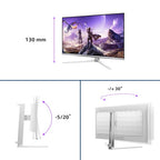 Philips Evnia 8000 32M2N8900P/00 computer monitor 80 cm (31.5") 3840 x 2160 pixels 4K Ultra HD QD-OLED White