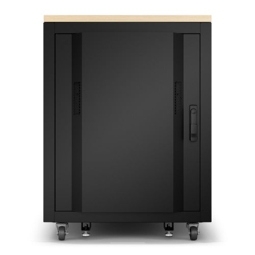 APC NetShelter Soundproof, 17U, Server Rack Enclosure, 230V, Maple