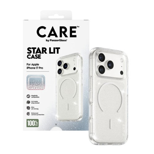 PanzerGlass CARE by ® Flagship Case Urban Explorer Star Lit w. White MagSafe iPhone 17 Pro