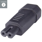connektgear Mains Power Adapter C14 Plug to C7 (Figure 8) Socket