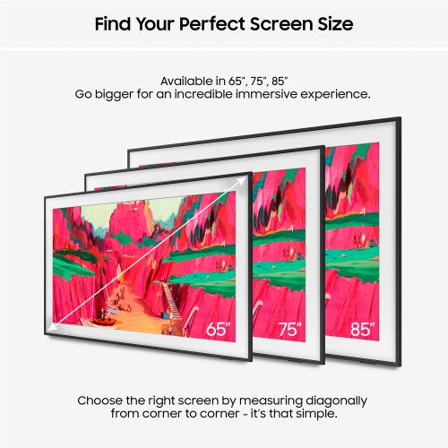 Samsung 2025 85" The Frame Pro Art Mode Neo QLED 4K HDR Smart TV 2.16 m (85") 4K Ultra HD Wi-Fi Black