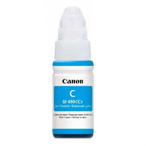 Canon 0664C001/GI-490C Ink bottle cyan, 7K pages 70ml for Canon Pixma G 1400