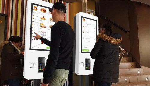 Allsee Technologies SO22B Signage Display Kiosk design 55.9 cm (22") Wi-Fi 250 cd/m² Full HD White Touchscreen Built-in processor