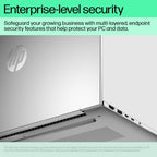 HP ProBook 460 G11 Intel Core Ultra 7 155U Laptop 40.6 cm (16") WUXGA 16 GB DDR5-SDRAM 512 GB SSD Wi-Fi 6E (802.11ax) Windows 11 Pro AI PC Silver