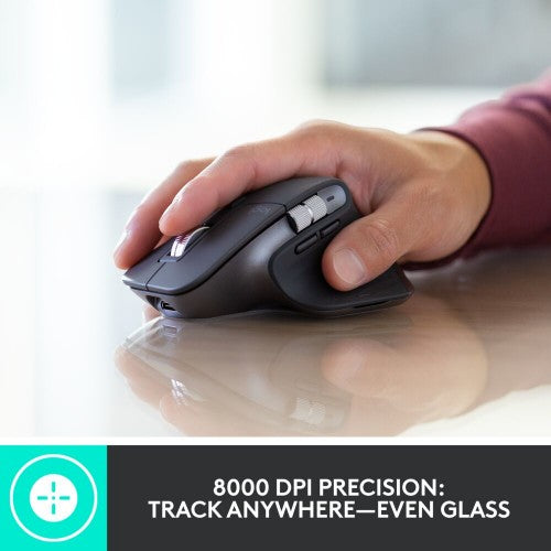 Logitech 920-010931 keyboard Mouse included Office RF Wireless + Bluetooth QWERTY Nordic Graphite
