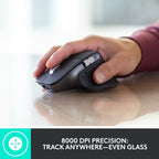 Logitech Master MX Keys Combo for Bussiness keyboard Mouse included Office RF Wireless + Bluetooth AZERTY French Graphite