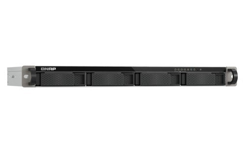 QNAP TS-432XeU NAS Rack (1U) 4 GB DDR4 0 TB QNAP QTS Black, Grey