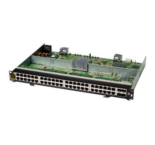 HPE Aruba Networking Aruba 6400 48-port 1GbE Class 6 PoE & 4-port SFP56 v2 network switch module Gigabit Ethernet