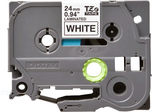 Brother TZE-251CIV DirectLabel black on white Laminat 24mm x 8m for Brother P-Touch TZ 3.5-24mm/HSE/36mm/6-24mm/6-36mm