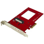 StarTech.com U.2 to PCIe Adapter for 2.5" U.2 NVMe SSD - SFF-8639 - x4 PCI Express 4.0 - TAA