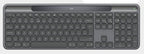 Logitech Signature Slim Solar + K980 for Business keyboard Universal RF Wireless + Bluetooth QWERTY UK English Graphite