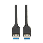 Tripp Lite U325-010 USB 3.0 SuperSpeed A to A Cable for USB 3.0 All-in-One Keystone/Panel Mount Couplers (M/M), Black, 10 ft. (3 m)