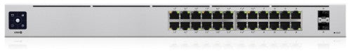 Ubiquiti UniFi 24-Port PoE Managed L2/L3 Gigabit Ethernet (10/100/1000) Power over Ethernet (PoE) 1U Silver