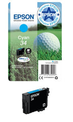 Epson C13T34624010/34 Ink cartridge cyan, 300 pages 4,2ml for Epson WF-3720