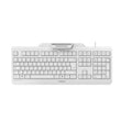 CHERRY SECURE BOARD 1.0 Corded Smartcard Keyboard, Light Grey, USB (QWERTY - UK)