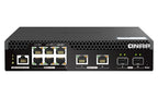 QNAP QSW-M2106PR-2S2T network switch Managed L2 10G Ethernet (100/1000/10000) Power over Ethernet (PoE) 1U Black